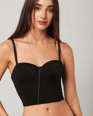 Delicate lariat necklace (silver shade)