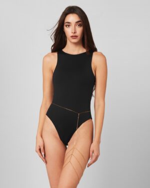 Triple thigh chain (gold shade)