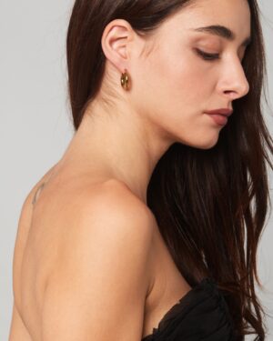 Hoops i did it again earrings (gold shade)
