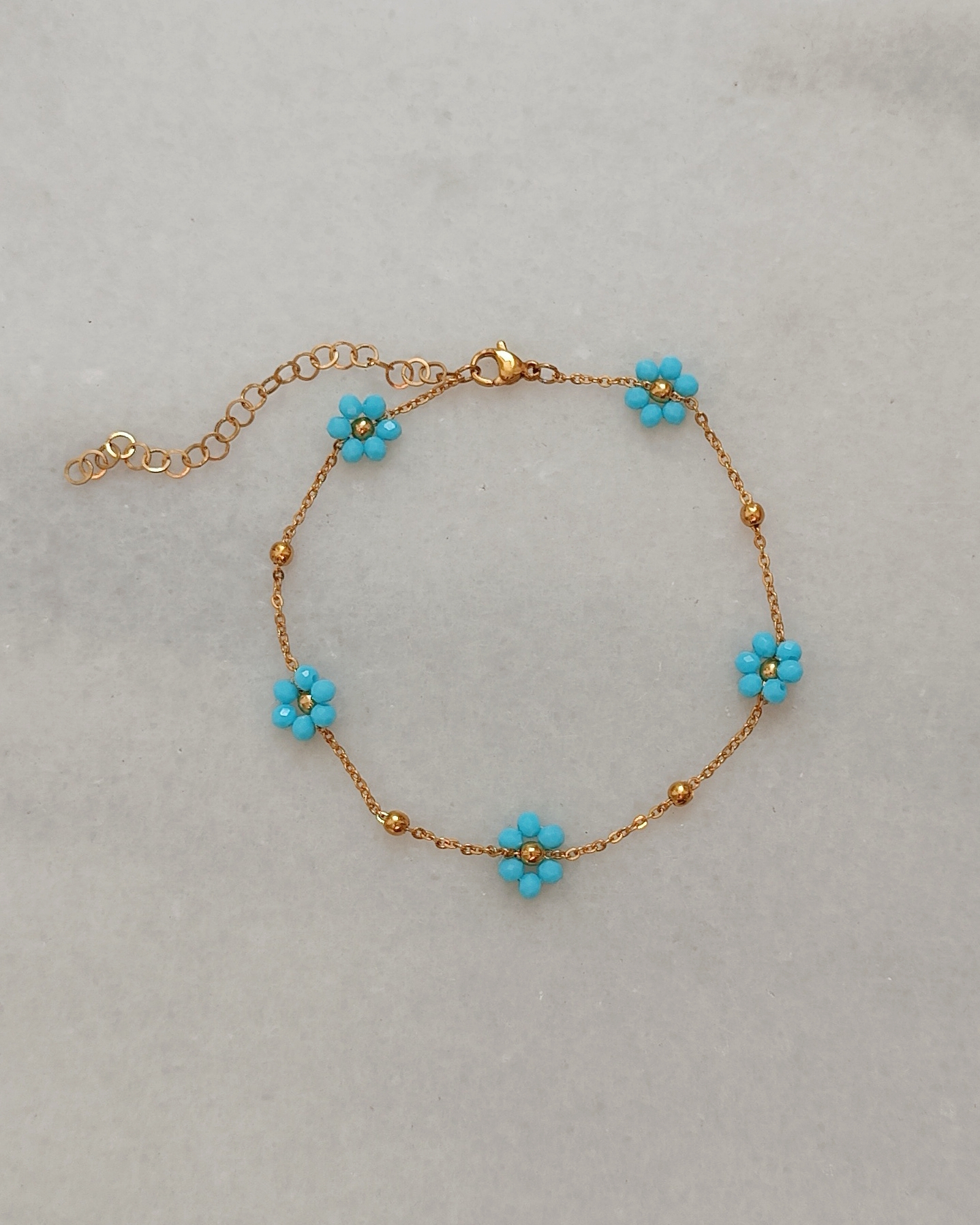 Summer daisies anklet