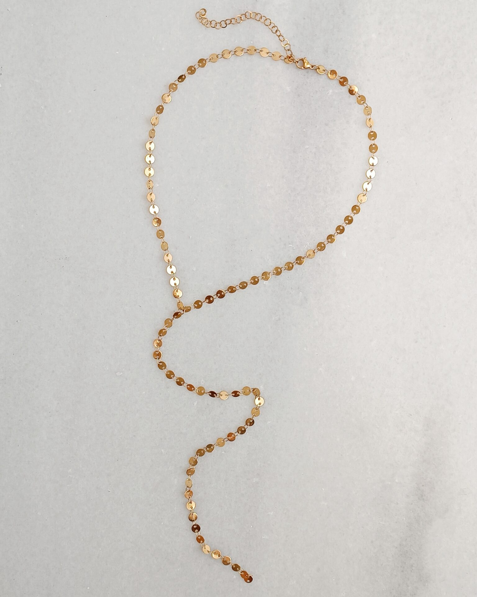 Bling lariat necklace