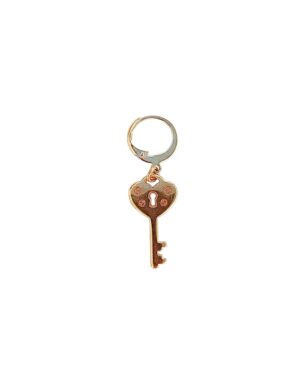 Love key earrings