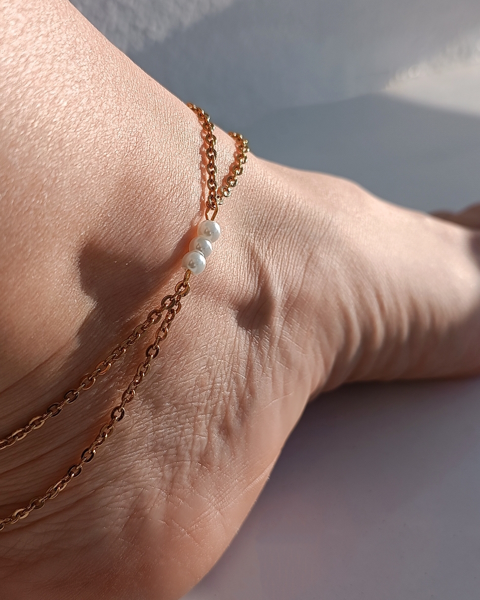 Anais anklet (gold shade)
