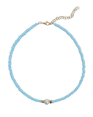 Play necklace (baby blue)