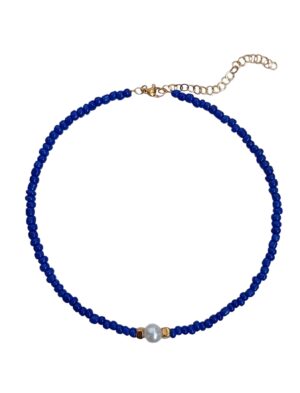 Play necklace (midnight blue)