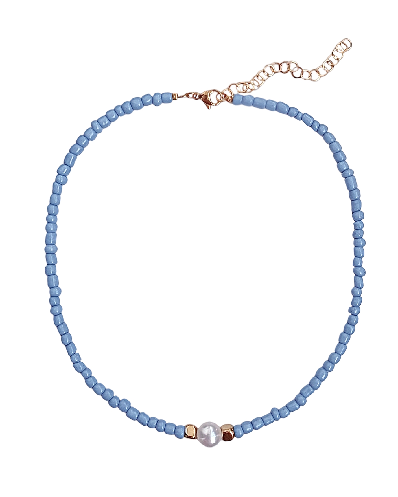 Play necklace (frost blue)