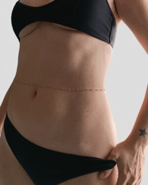 First love belly chain